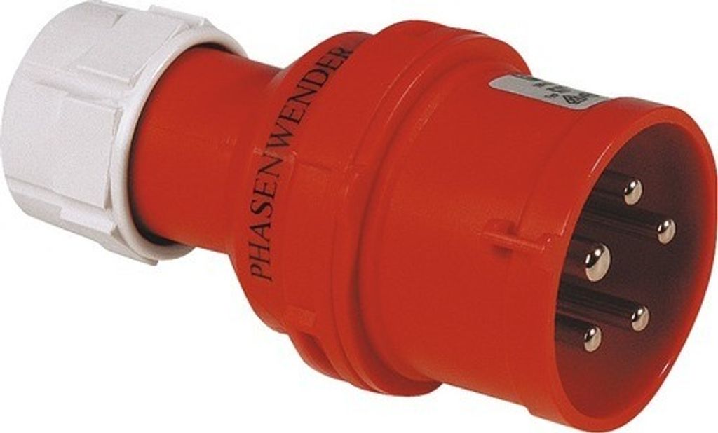 PCE CEE-Phasenwender SHARK 16A, 5-polig, IP44 Produktbild 