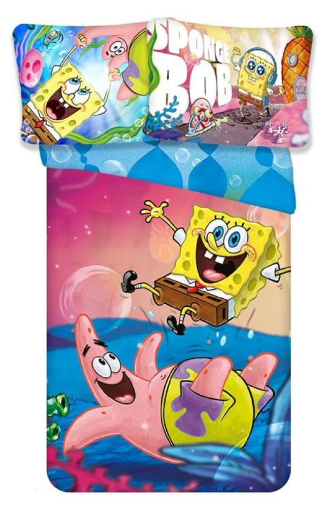 SpongeBob Schwammkopf Splash Kinderbettwäsche-Set für