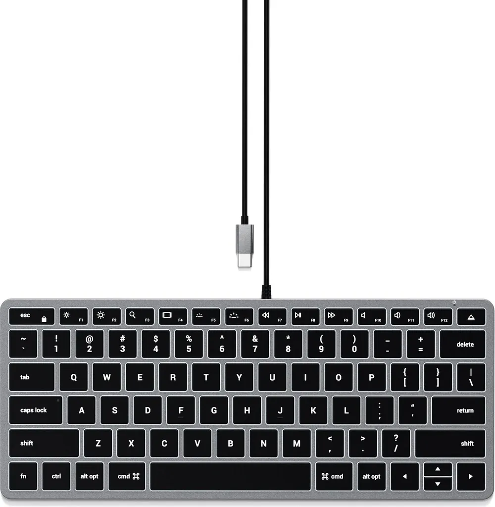 Clavier USB-C Satechi Slim W1 idéal pour Télétravail et iPad Pro USB