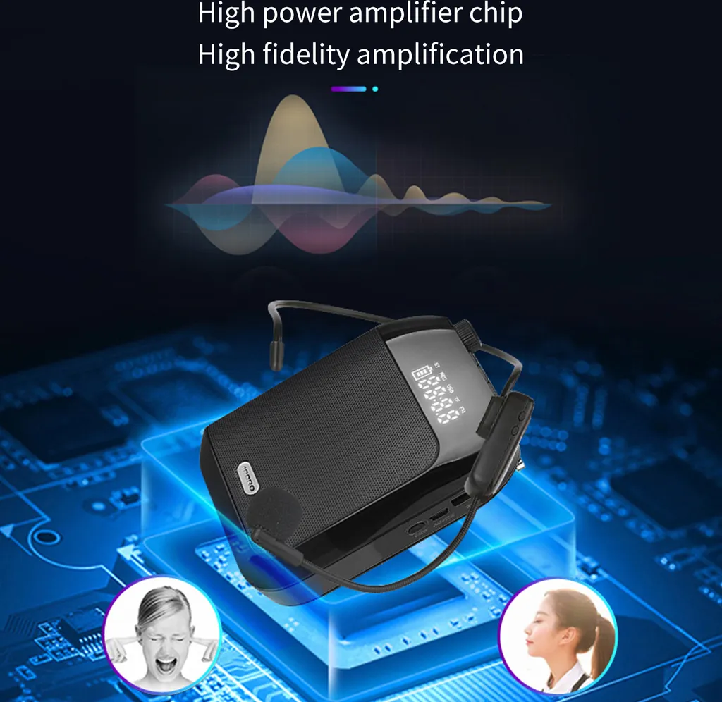 Sistema Audio Portatile Bluetooth con Microfono Wireless - Ricaricabile - 4