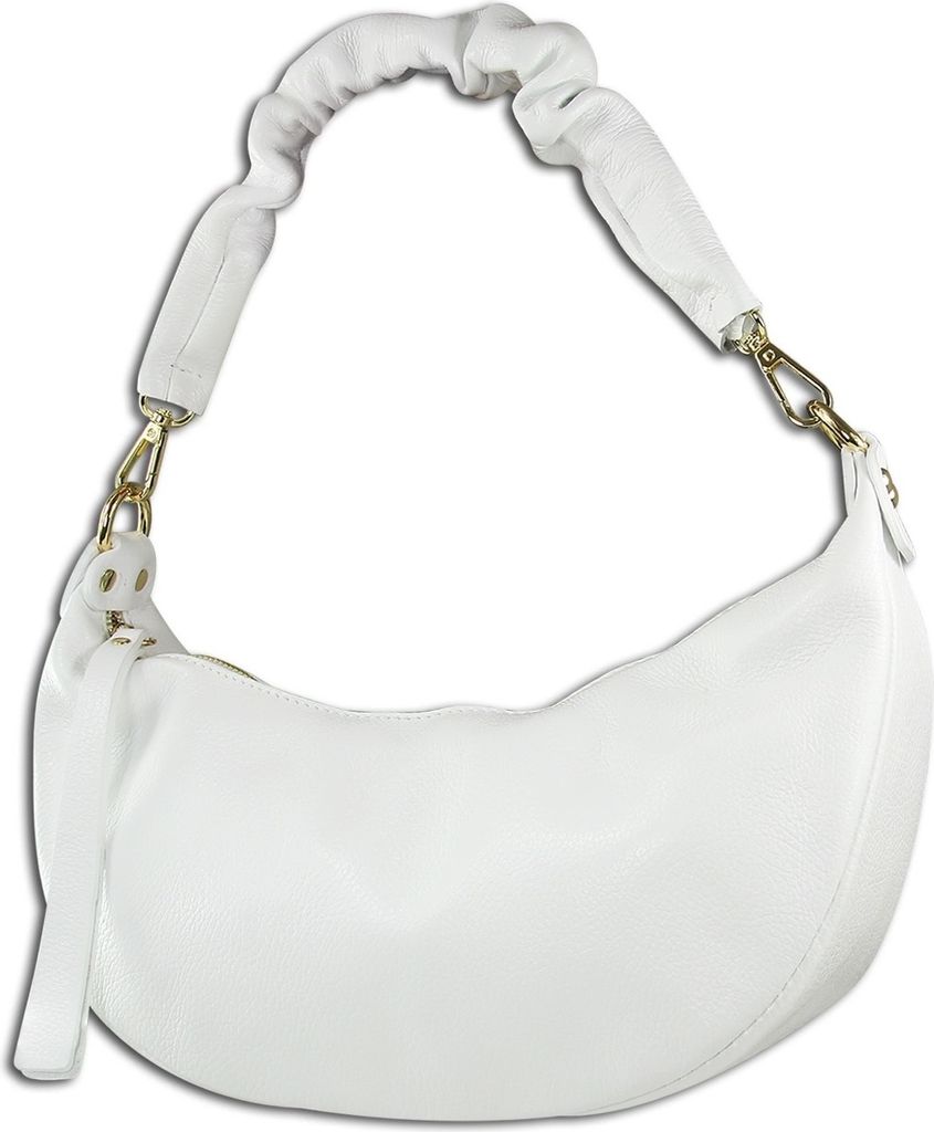 Toscanto Leder Tasche Umhängetasche Citytasche weiß OTT830UW