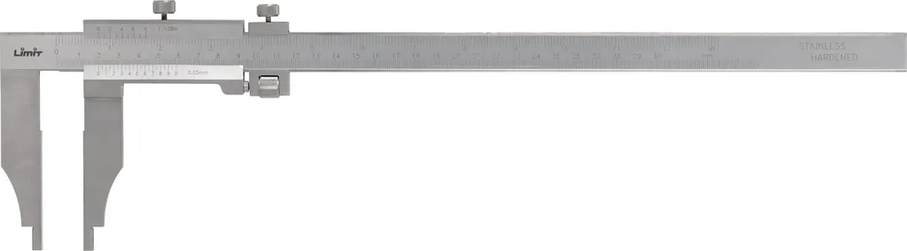 Pied à coulisse Limit 23050057 de tourneur en acier inox 300mm