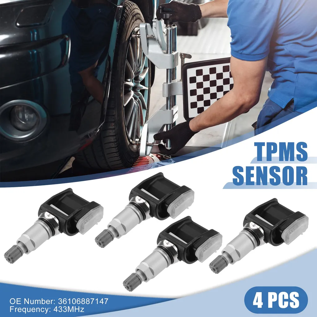 Valves TPMS 36106887147 Noires pour BMW X4 X5 2019-2021 de Qualité