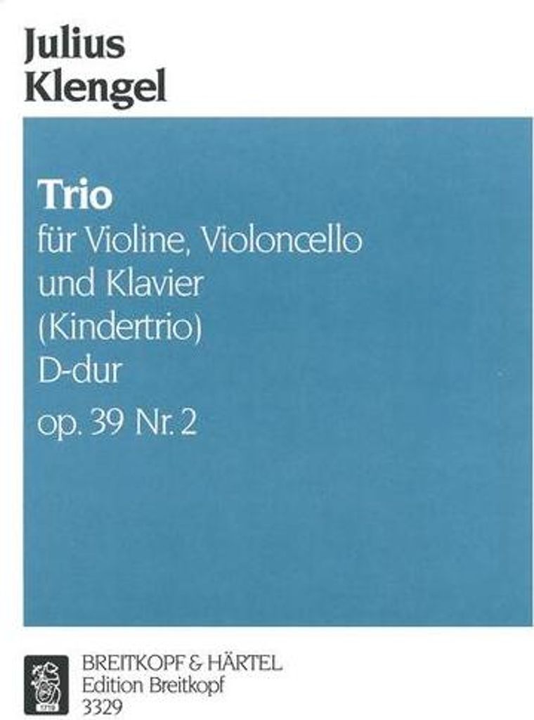 Kindertrio D-Dur op.39/2, Violine, Violoncello und Klavier