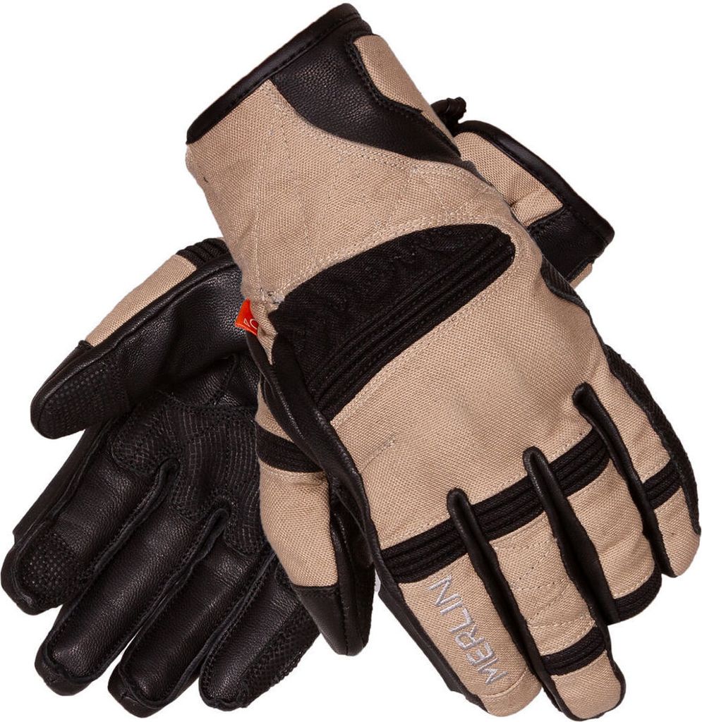 Merlin Mahala WP Explorer D3O Motorradhandschuhe, sand, 3XL