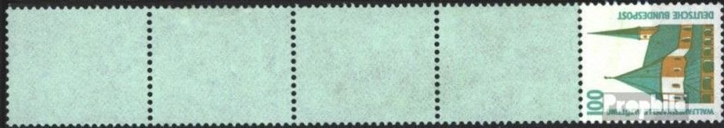 Briefmarken BRD (BR.Deutschland) 1989 Mi 1406A R mit Endstreifen postfrisch Sehenswürdigkeiten