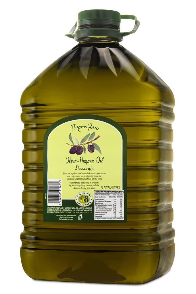 Douzenis Olivenöl 5 Liter Pomace Oliventresteröl Rauchpunkt Produktbild 