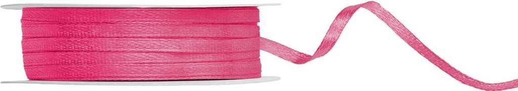 Satinband, dunkelrosa, 3mm/50m