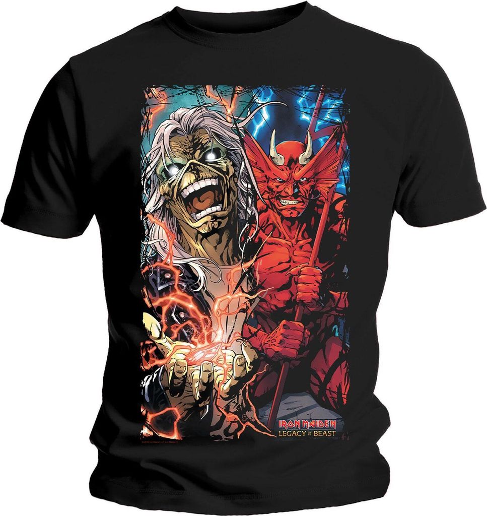 Iron Maiden - "Duality" T-Shirt für Herren/Damen Uni RO875 (XL) (Schwarz)