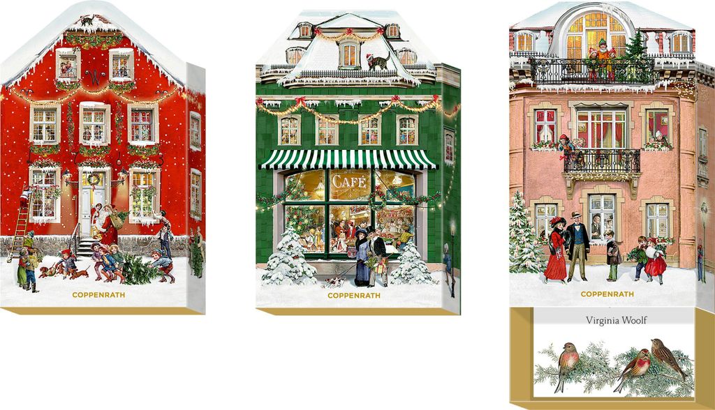 Adventskalender-Schachtel - Mein kleines Weihnachtshaus Produktbild 
