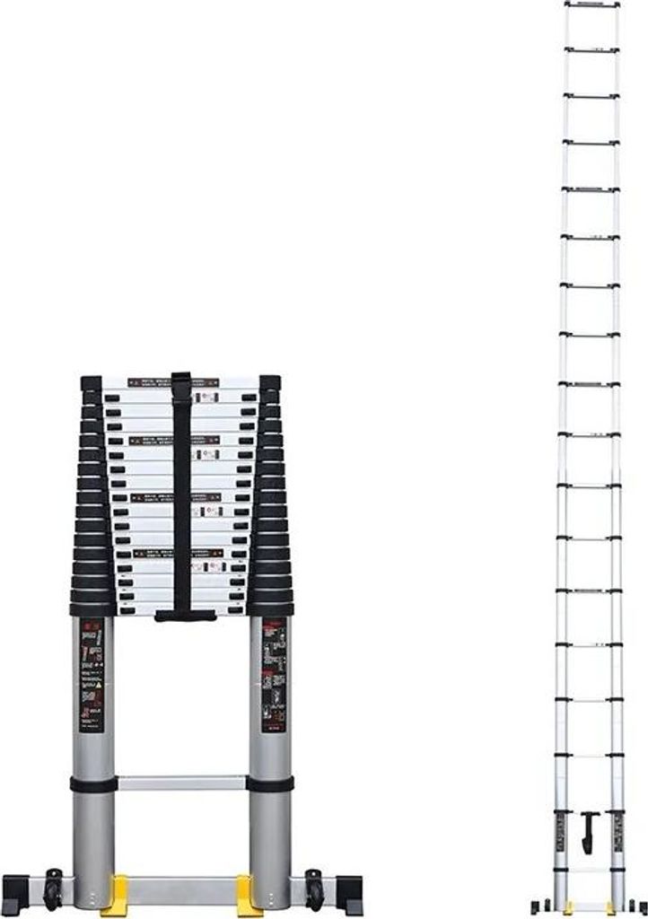 Teleskopleiter – 8 m, aus Aluminium Produktbild 