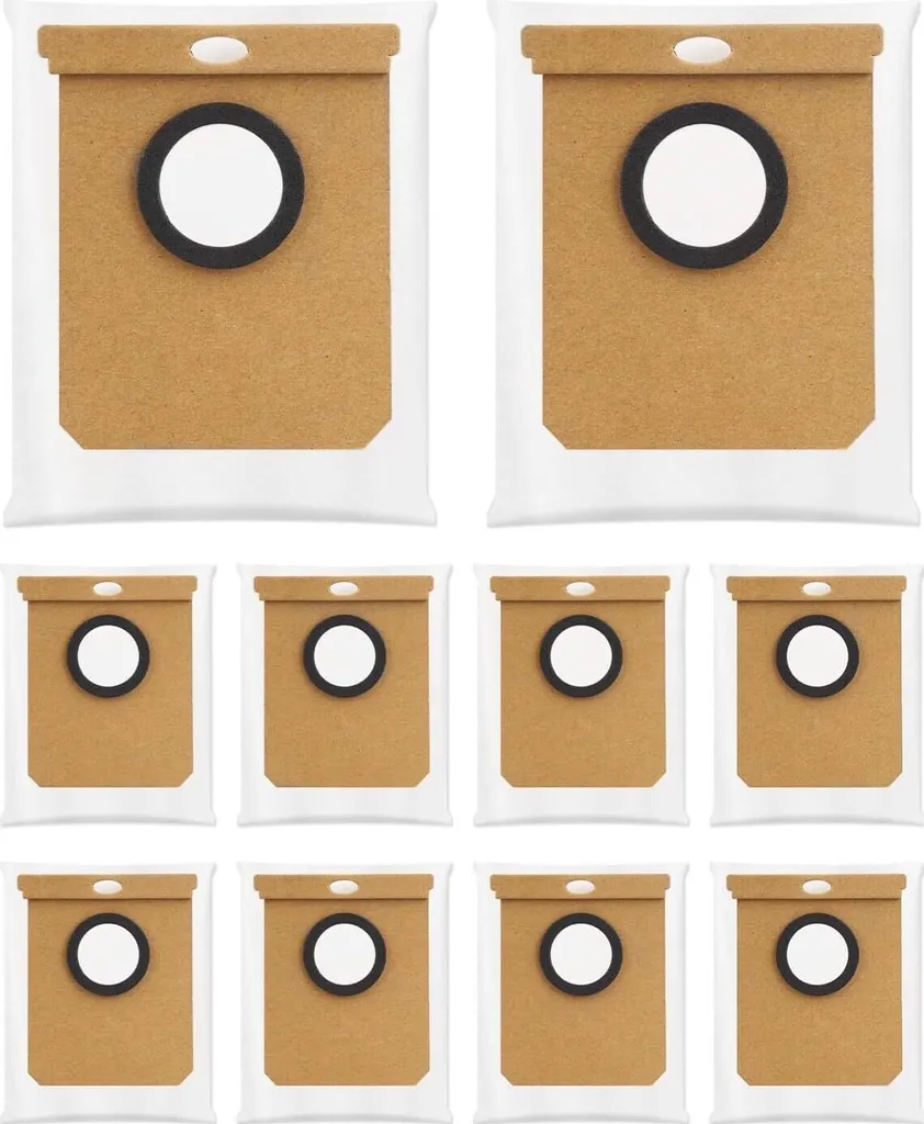 10 Sacs à Poussière pour Conga Home 10000 et Robot 8090 Ultra 9090 AI