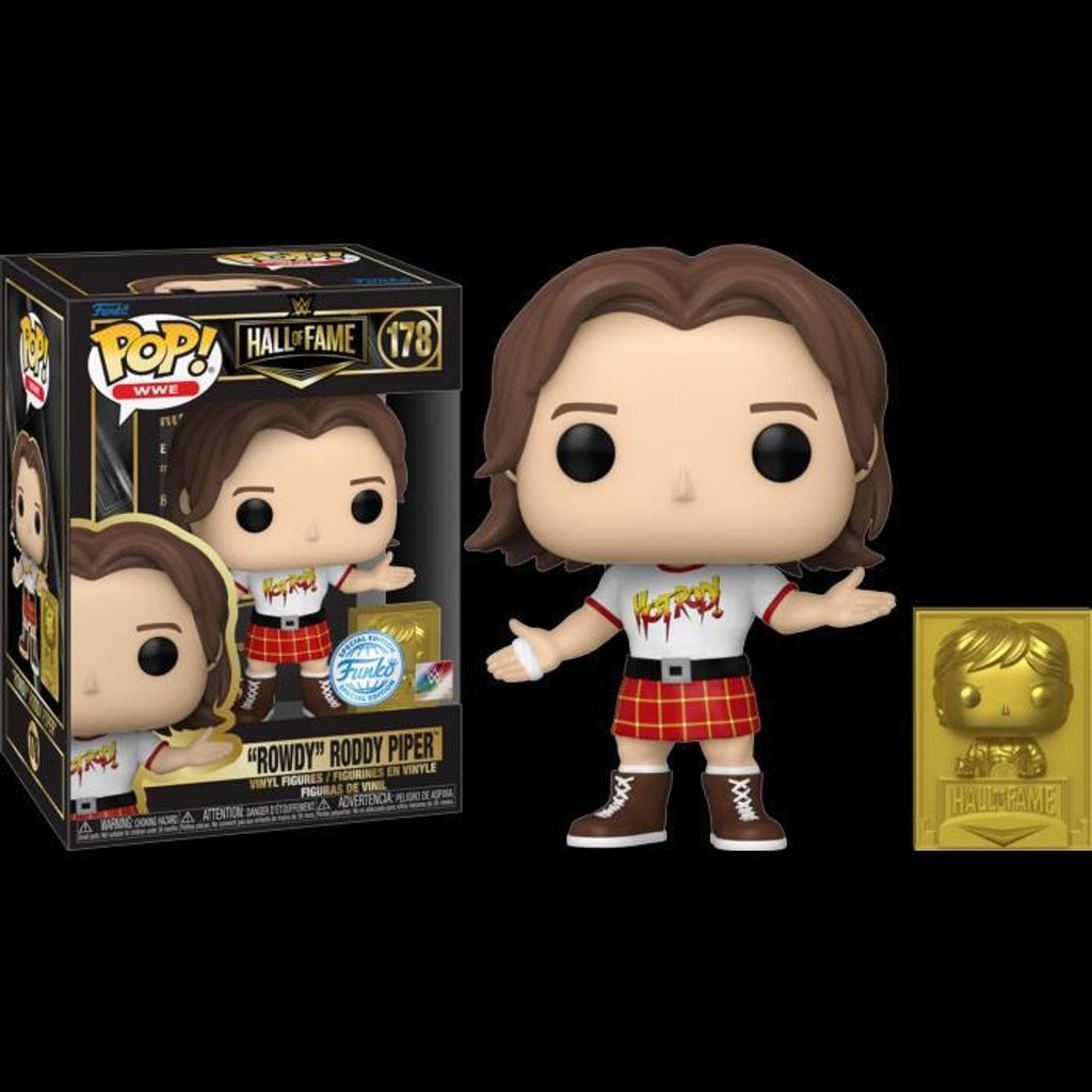 Funko Pop! WWE: “Rowdy” Roddy Piper (Hall of Fame) #178 Special Edition Exclusive