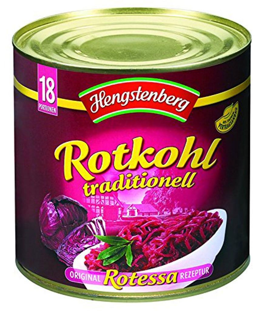 Cavolo rosso Hengstenberg in stile tradizionale L'originale Immagine del prodotto 