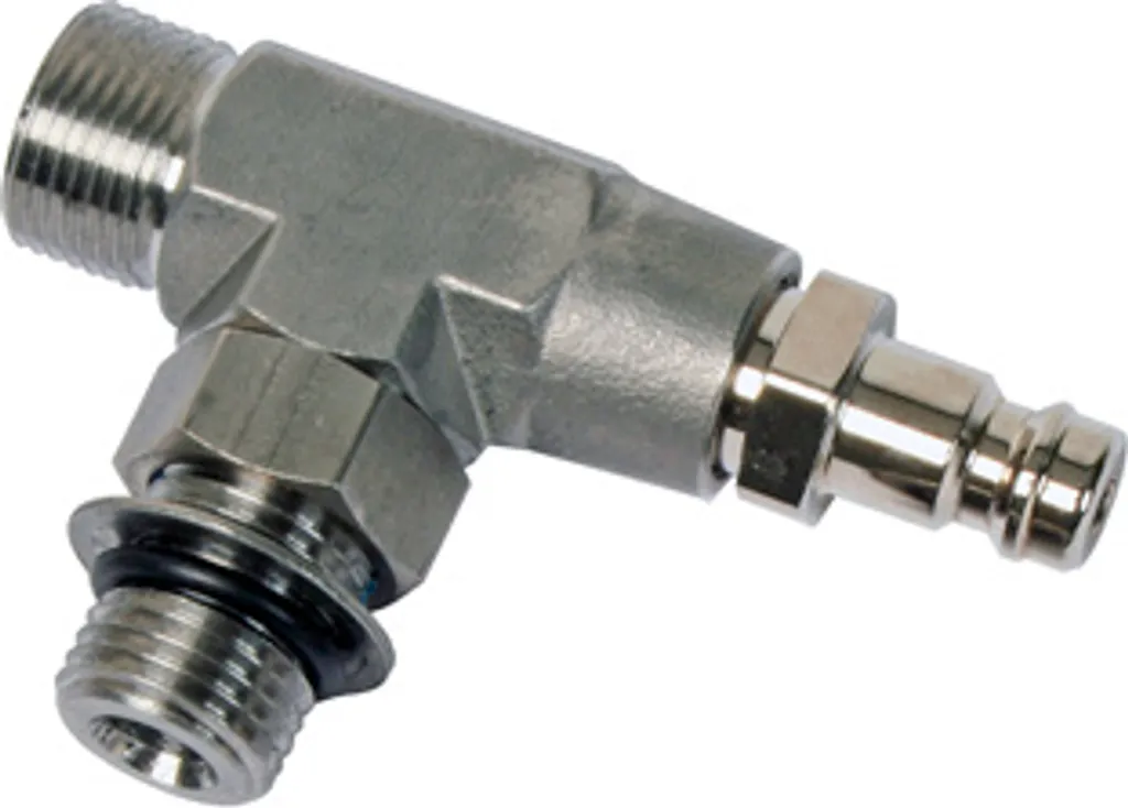 Raccord de Purge Bleeder Tee pour Direction Hydraulique Marine - 2 pcs
