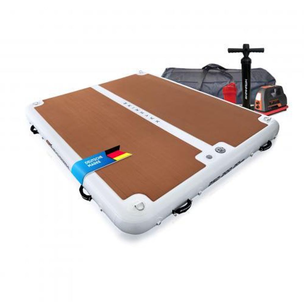 SKINHAWK BOOTSPLATTFORM 250CM X 200CM X 20CM BELASTBARKEIT 540KG – Set mit elektrischer Pumpe