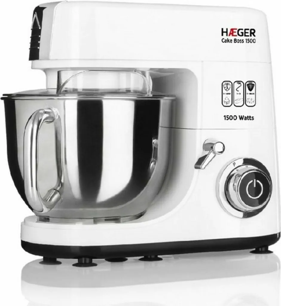 Pétrin Haeger Cake Boss 1500W : bol grande capacité et moteur puissant