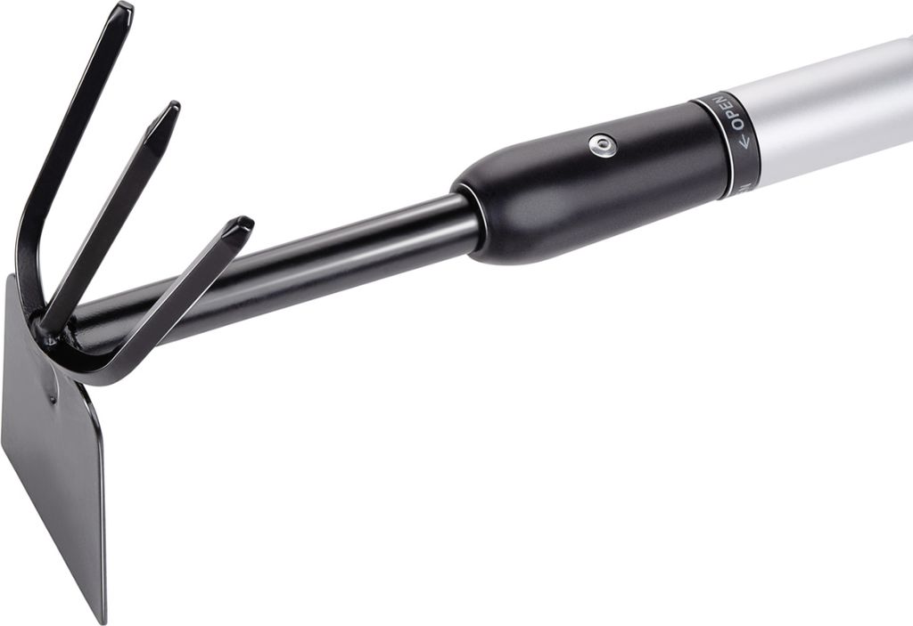 BLACK & DECKER Teleskop Doppelhacke, 66-101 cm, Aluminium Produktbild 