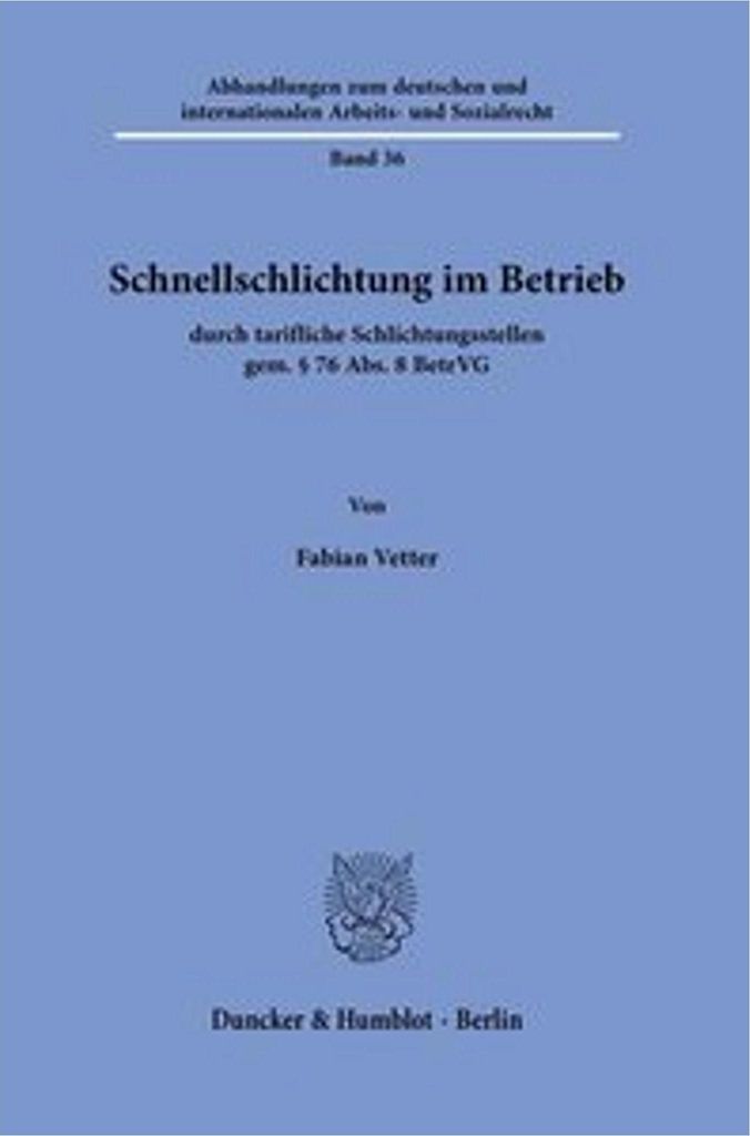 Schnellschlichtung im Betrieb