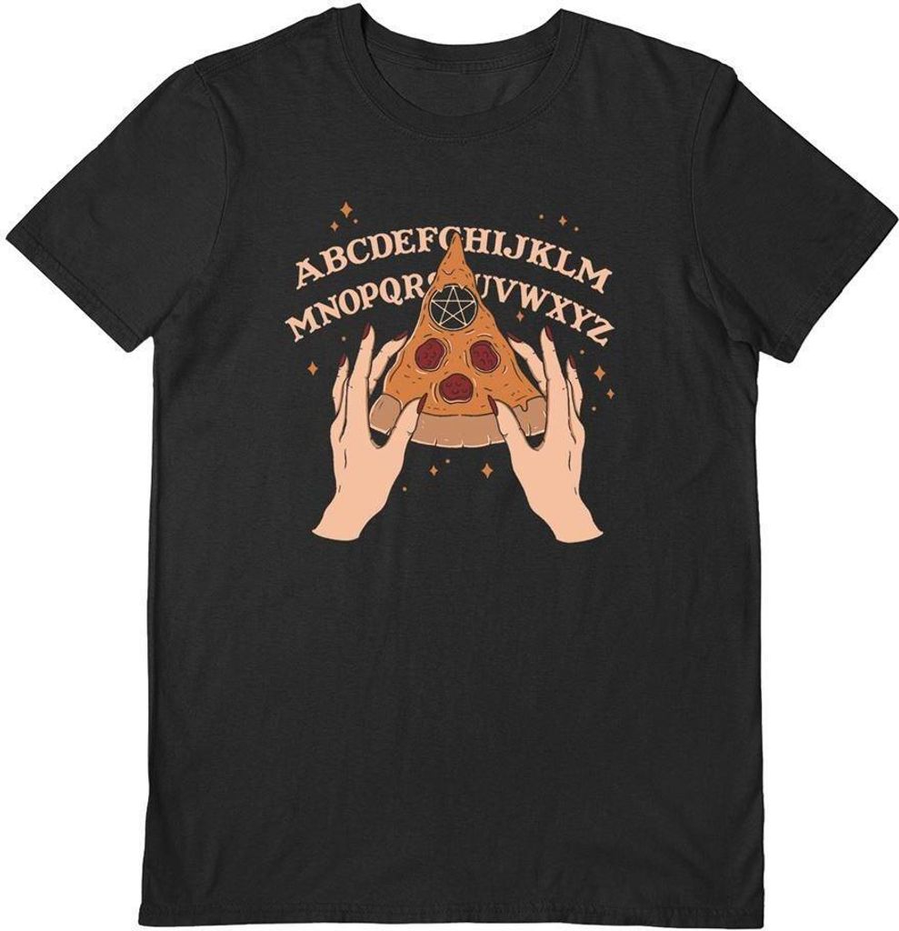 Thiago Correa - "Ouija" T-Shirt für Herren/Damen Uni PM7158 (M) (Schwarz)