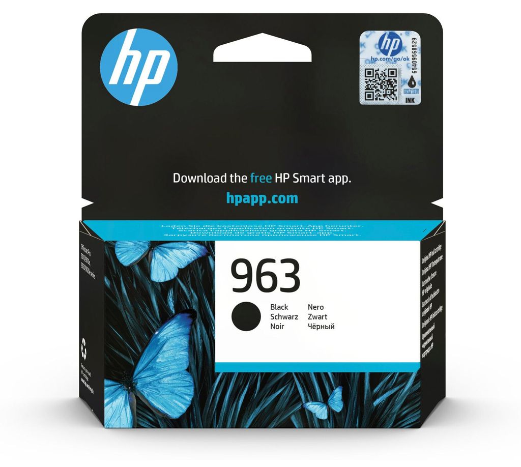 HP Cartuccia di inchiostro nero originale 963 Immagine del prodotto 
