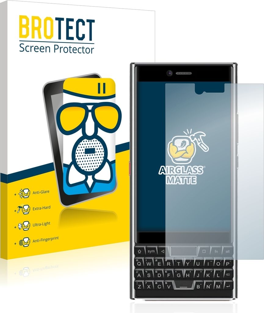 BROTECT Entspiegelungs Schutzglas für Unihertz Titan Slim Schutzfolie Panzer Folie Glas Display Schutz matt