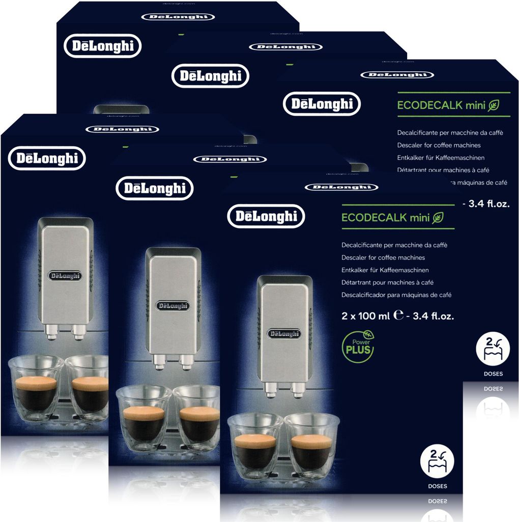 Delonghi EcoDecalk mini Entkalker für Kaffeevollautomaten 2x100ml (6er Pack)