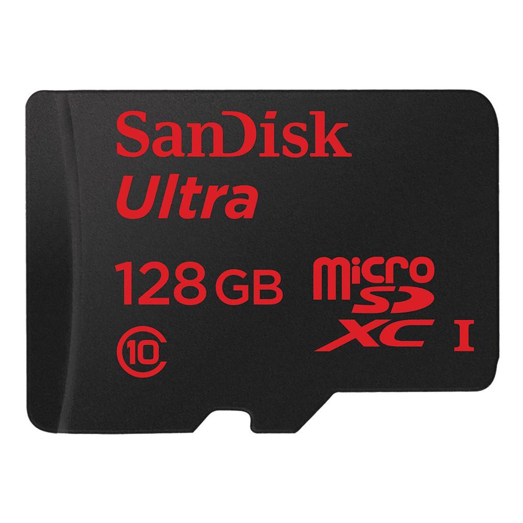 Sandisk Ultra Speicherkarte 128 GB MicroSDXC Klasse 10 UHS-I