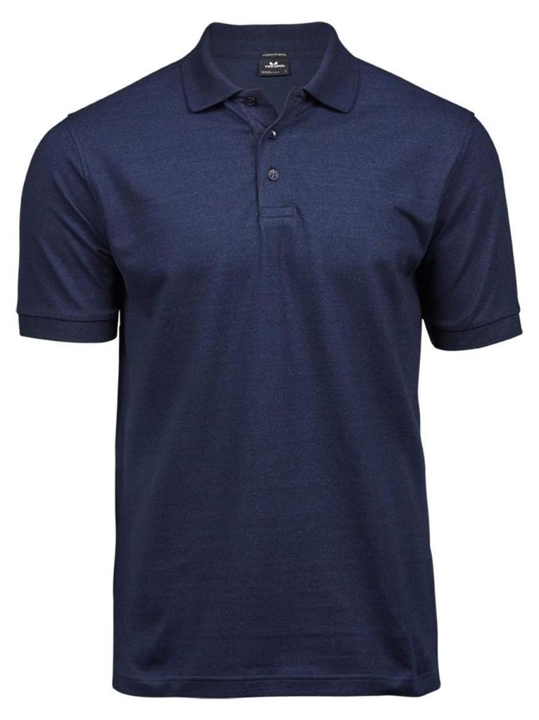 Tee Jays Herren Luxury Stretch Polo-Shirt, Kurzarm FK882 (3XL) (Denim)