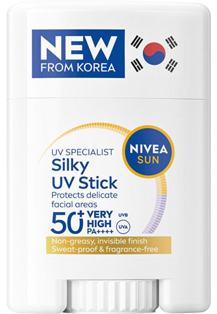 NIVEA SUN Sonnenschutz-Stick für das Gesicht, Lichtschutzfaktor LSF 50+, 15 g