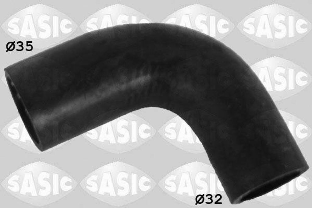 SASIC 3400115 Kühlerschlauch OE 1323JG kompatibel mit C4er, C4, C5, C8, Jumpy, Scudo, 307, 308, 407, 508, 607, 807, Expert