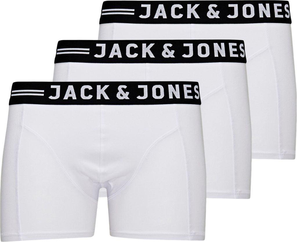 JACK & JONES Herren J&J Trunks Boxershorts 3er Pack Stretch Unterhose Größe: XXL