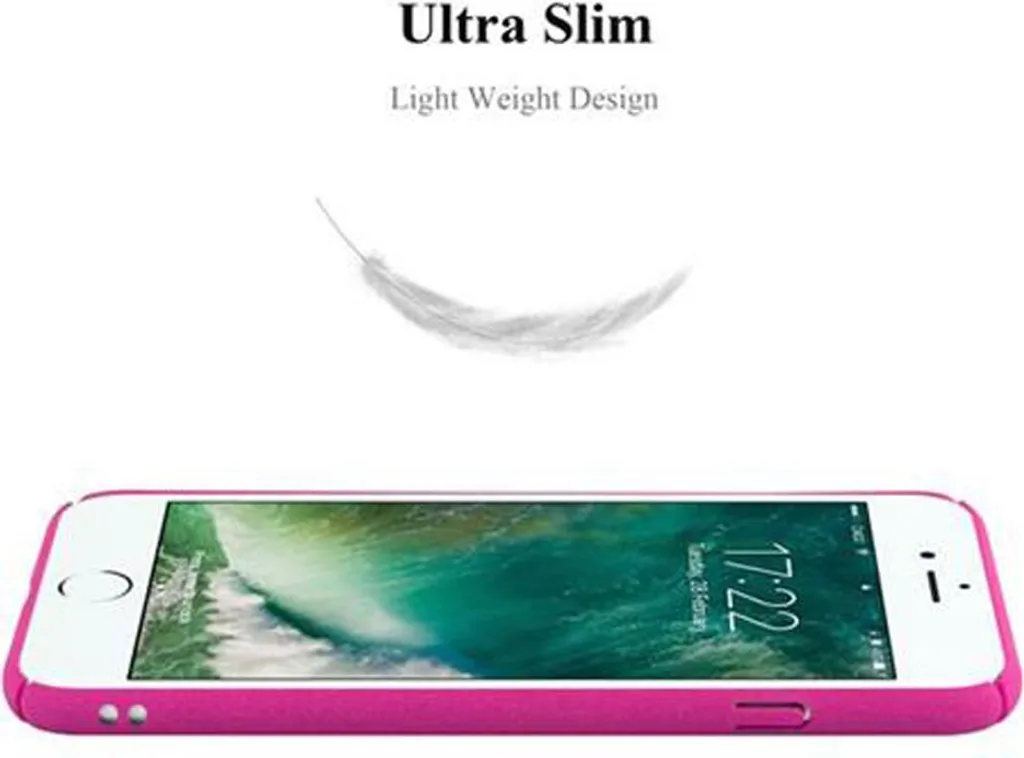 GANAN Cover Trasparente Antiurto Per IPhone 7 Plus E 8 Plus - Custodia Di Protezione Sottile, Con Bordi Rialzati, Accesso Facile A Porte E Pulsanti, Design Elegante - 2