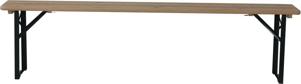 Table de jardin avec bancs pour repas d'été Lisbonne - Ensemble pliable
