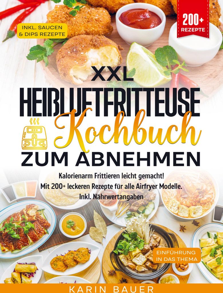 XXL Heißluftfritteuse Kochbuch zum Abnehmen