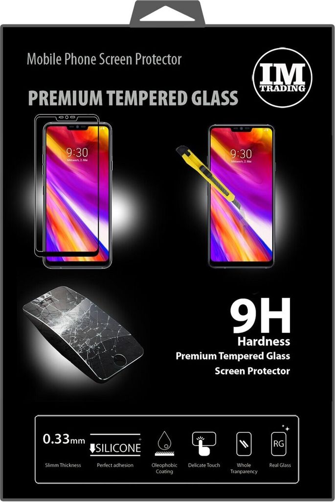 5D Schutz Glas kompatibel mit LG G7 ThinQ Curved Schutz Folie Vollständig Klebend und Abdeckung