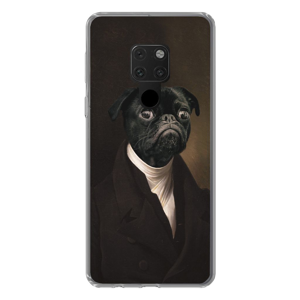 MuchoWow Handyhülle Schutzhülle Hülle für Huawei P40 Lite Hund - Kunst - Tiere Silikon Softcase Handy Hülle - Handy