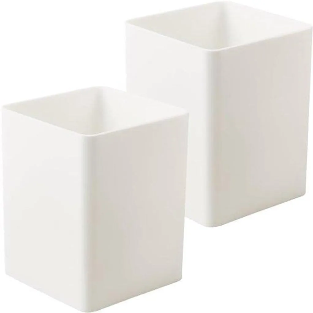 Organisateur pour fournitures scolaires et maison, pot cube lot de 2