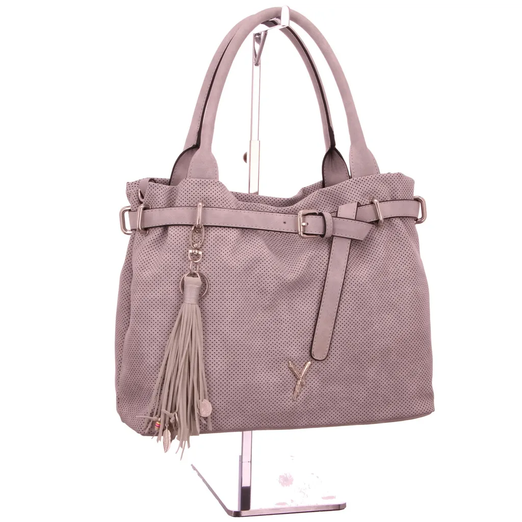SURI FREY Romy Basic Sac à Main Gris - Matière Souple et Design Moderne - 15