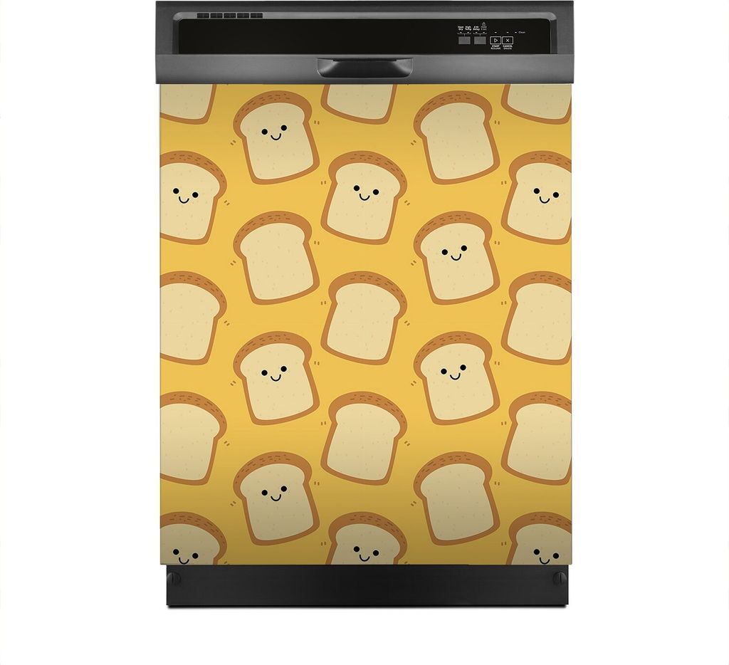 Magnete Dekorative 60x70 cm Küche Magnetmatte Spülmaschine - Scheibe Brot