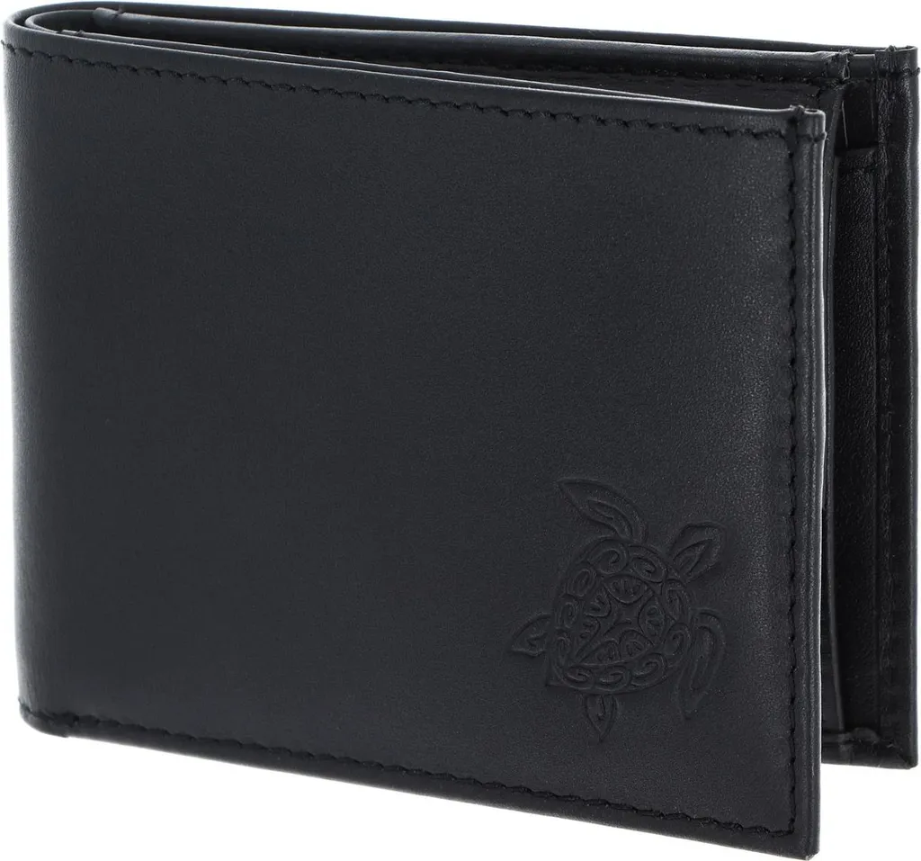 Portafoglio Oxmox Turtle 2.0 Leather RFID - Eccellenza in Pelle Nera