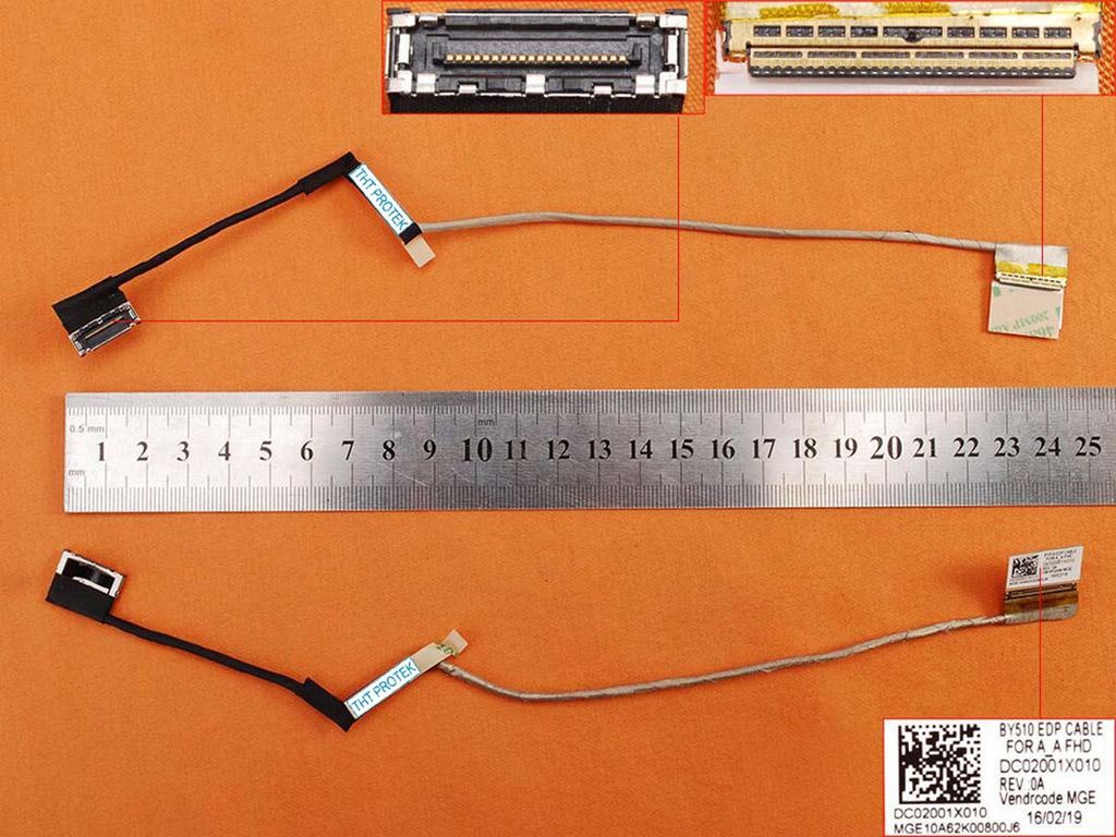 Displaykabel Bildschirm ver.2 kompatibel für Lenovo IdeaPad Y700-15ISK (80NV00GPGE)