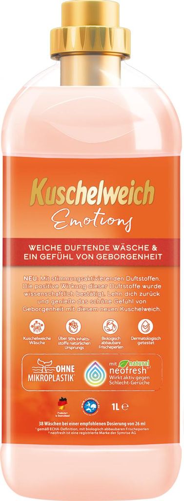 Kuschelweich Płyn do płukania Emotions Geborgenheit, 1000 Zdjęcie produktu 