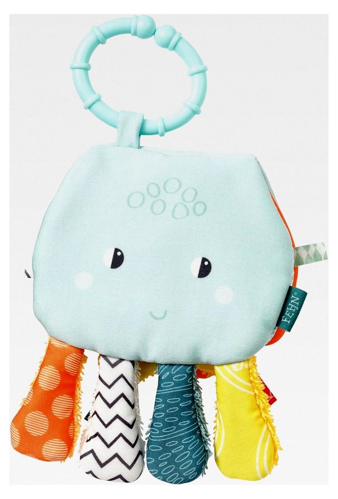 Badetier Oktopus Badebuch – Badespielzeug für die Badewanne – Wasserspielzeug Spielbuch für Badespaß für Babys und Kleinkinder ab 0+ Monaten
