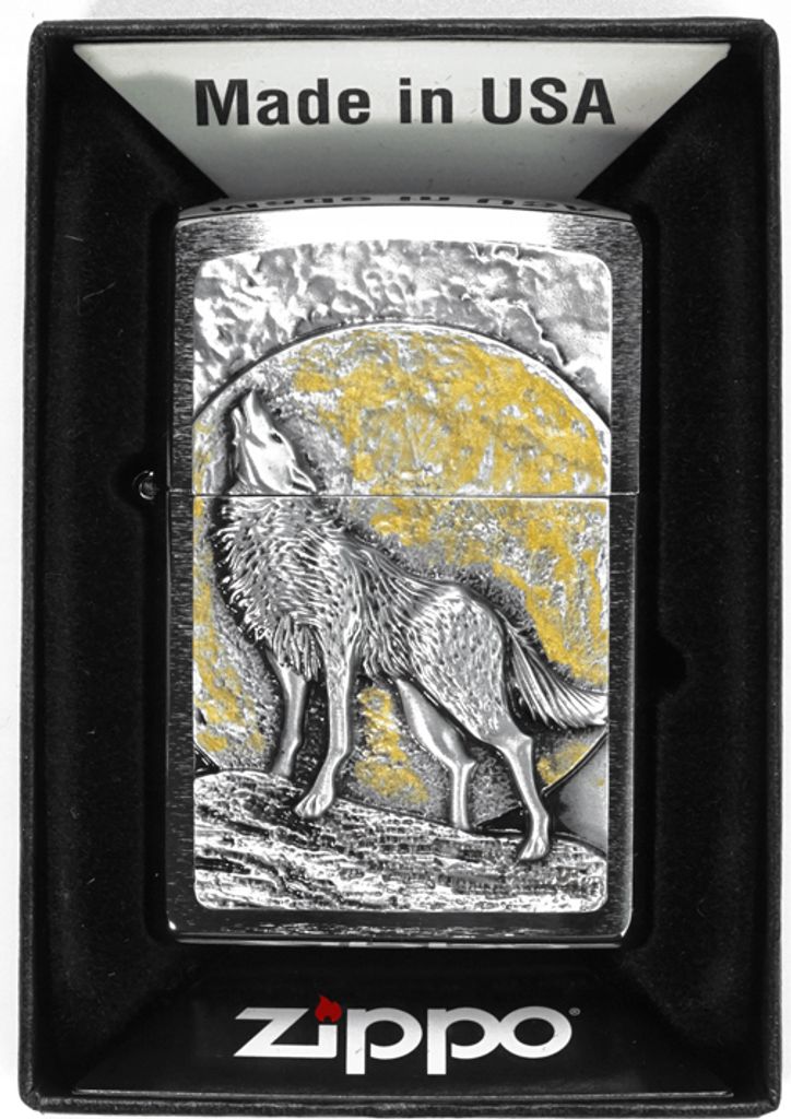 Zapalniczka Zippo Wolf At Moonlight 2003038 Zdjęcie produktu 