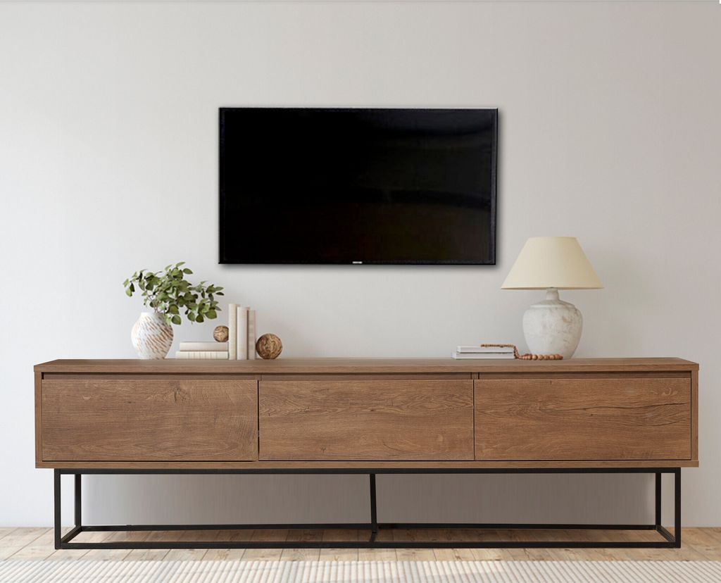 Skye Decor, Milo- Milo 180SPH, Nussbaumfarbe,Schwarz, Produktbild 1