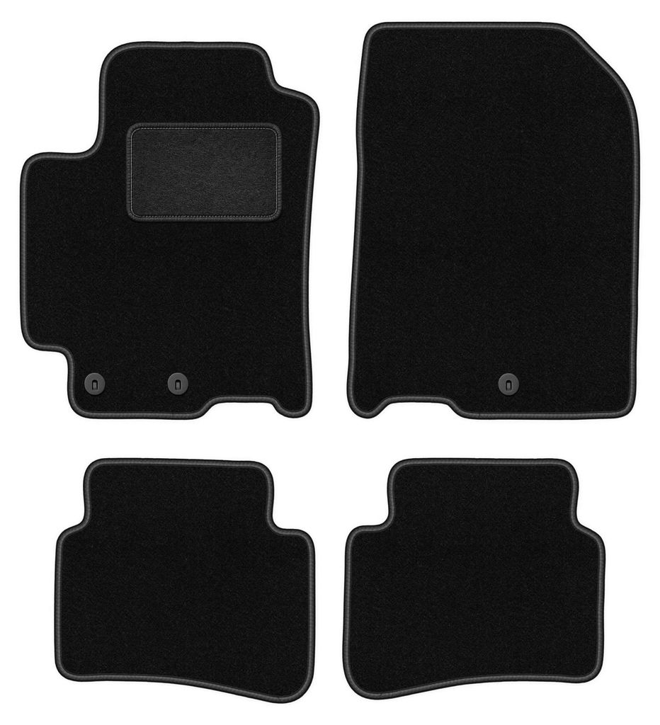 Tappetini in moquette per Kia Rio IV 2017- (hatchback) – Immagine del prodotto 