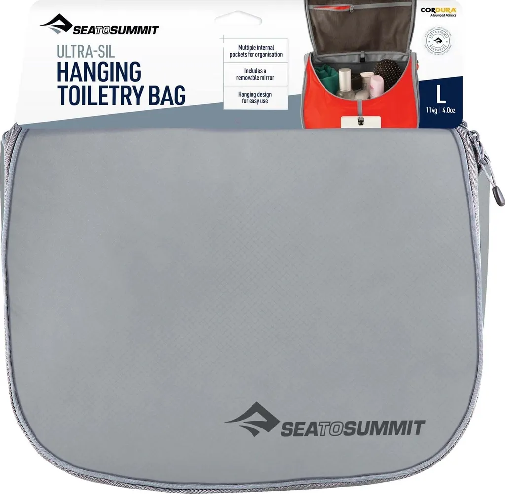 Sea to Summit Ultra-Sil Hanging Toiletry Bag High Rise - Grigio Ultraleggero