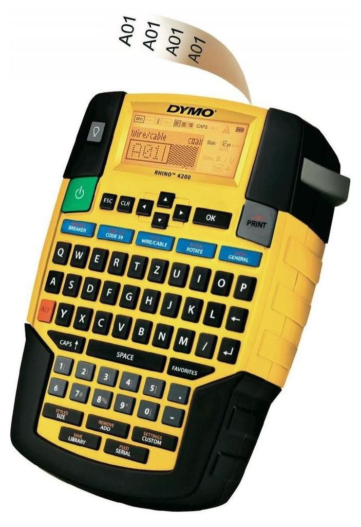 Dymo RHINO 4200 LABEL PRINTER Allzweck-Etikettiergerät mit Immagine del prodotto 
