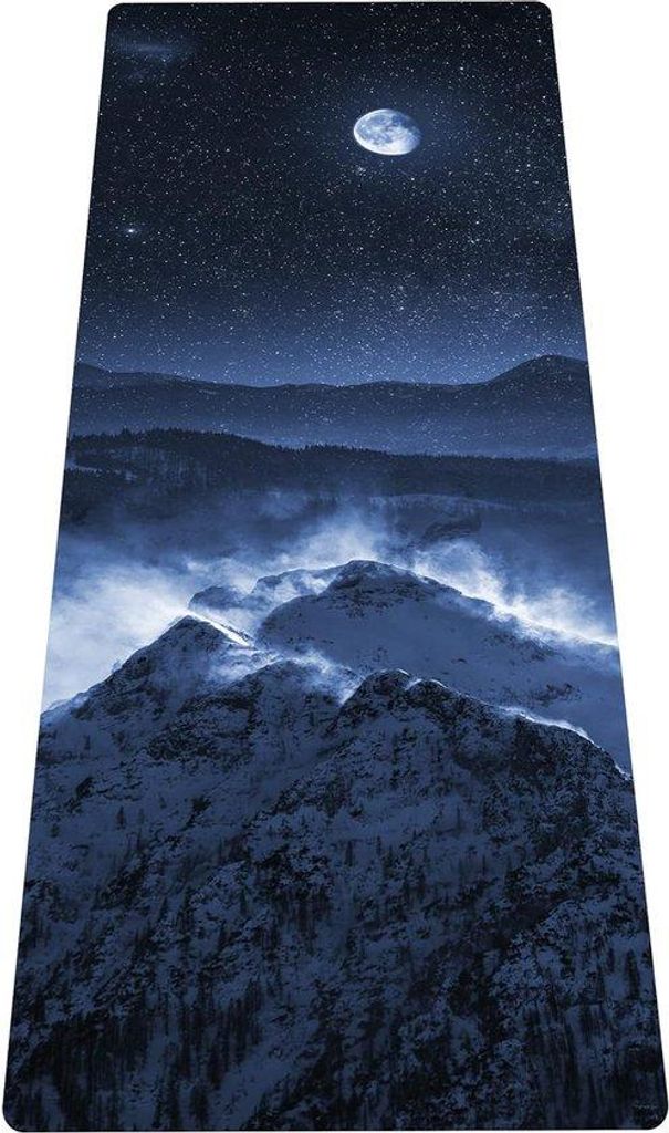 portable Yogamatte, faltbar, leichtes Trainingsmat, ideal für Yoga, Pilates, Bikram, Dehnübungen, Training und Bewegung (183 cm x 61 cm x 1,5 mm)